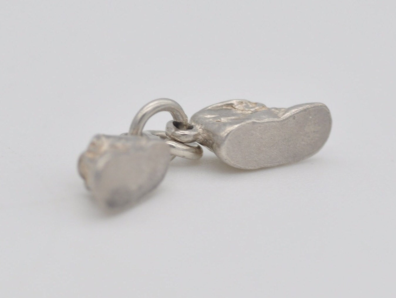Vintage Silver Pair of Boots Charm / Pendant - Shoes / Walking / Charm Bracelet