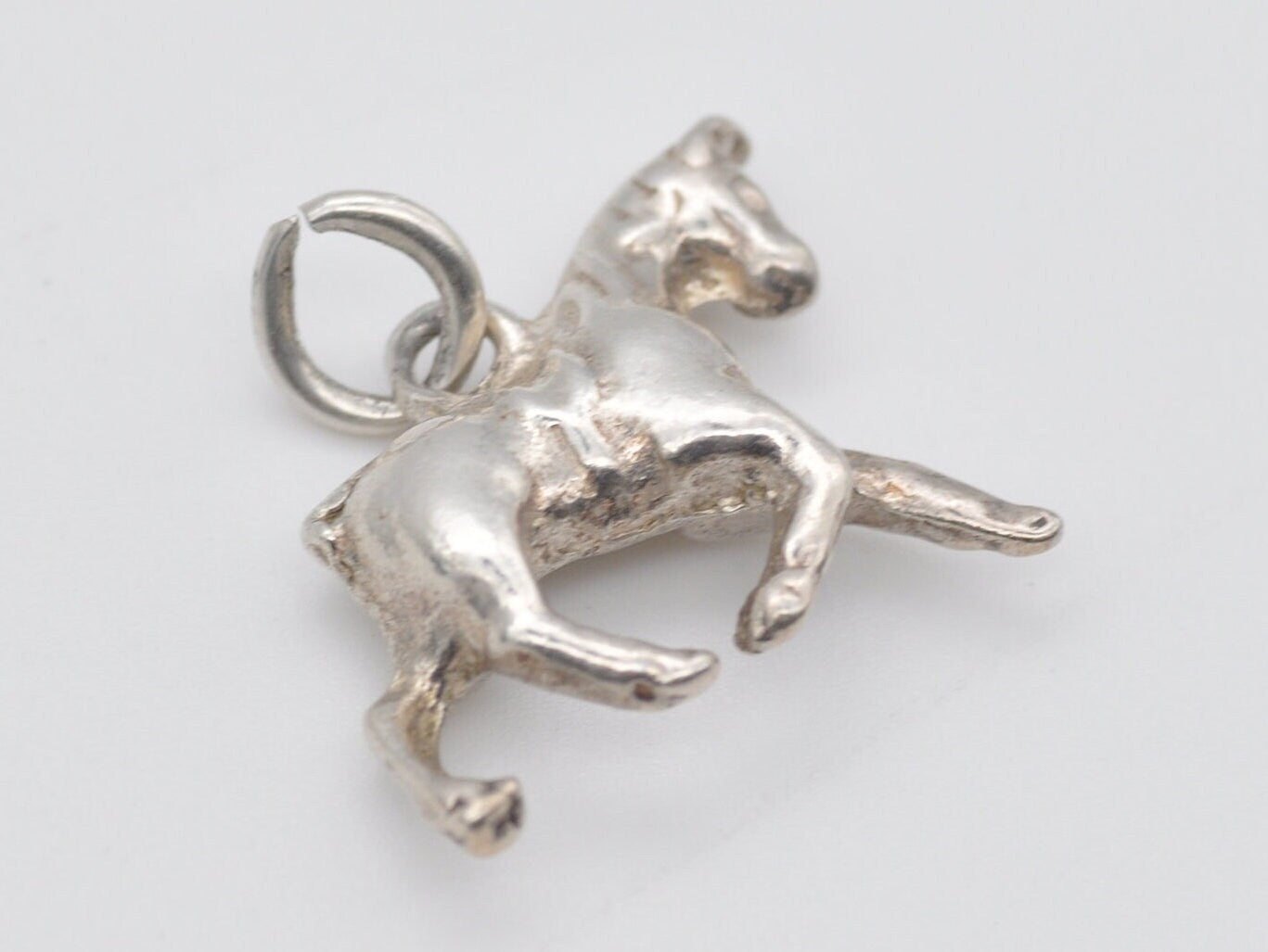 Vintage Silver Horse Charm / Pendant - Animal / Nature / Charm Bracelet
