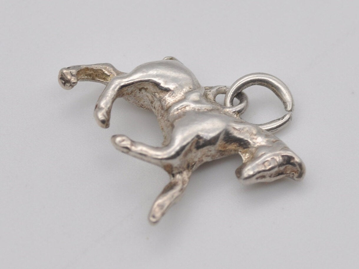 Vintage Silver Horse Charm / Pendant - Animal / Nature / Charm Bracelet