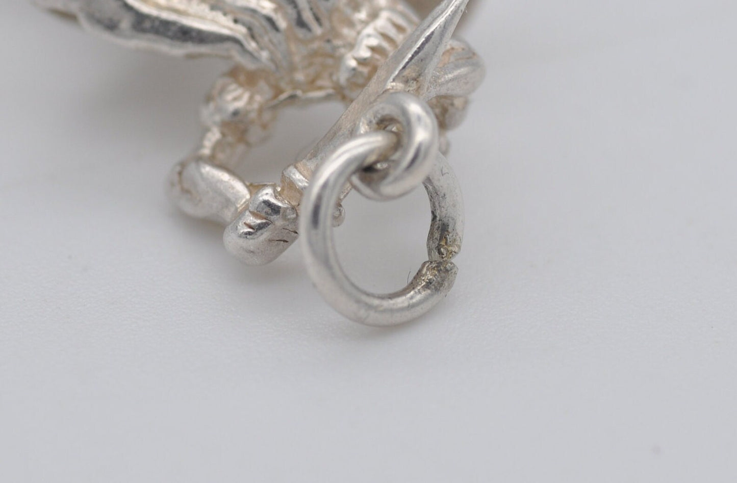 Vintage Silver Viking Warrior Charm / Pendant - Viking Charm / Warrior Charm / Fighter / Norse / Sword / Charm Bracelet