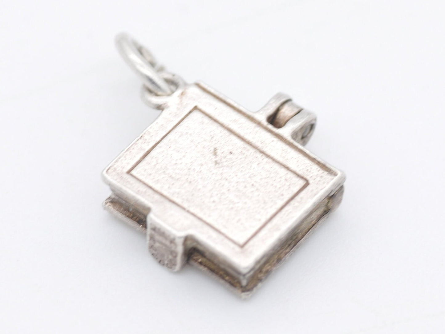 Vintage Sterling Silver Bible Opening Charm / Pendant - 151 / Religious / Book / Psalm / Charm Bracelet
