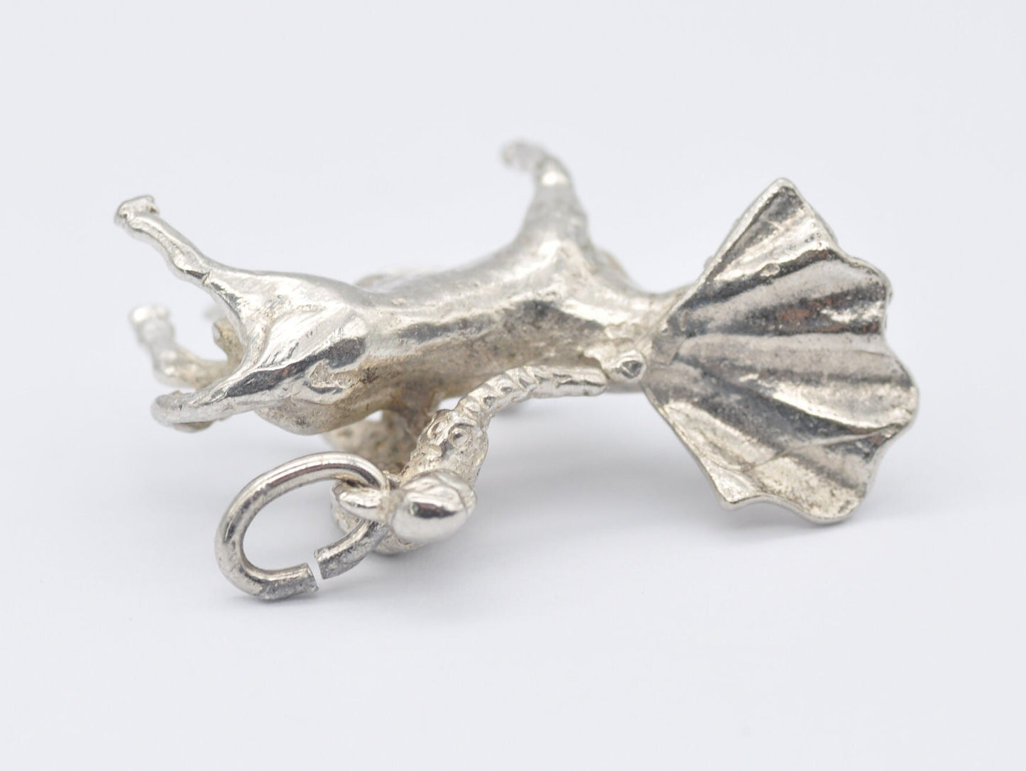 Vintage Sterling Silver Bullfighting Charm / Pendant - Matador / Sport / Bullfighter / Flag / Spain / Spanish / Charm Bracelet