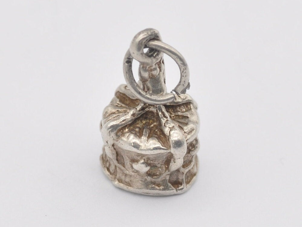 Vintage Sterling Silver Crown Charm / Pendant - Royal / Hat / King / Queen / Charm Bracelet