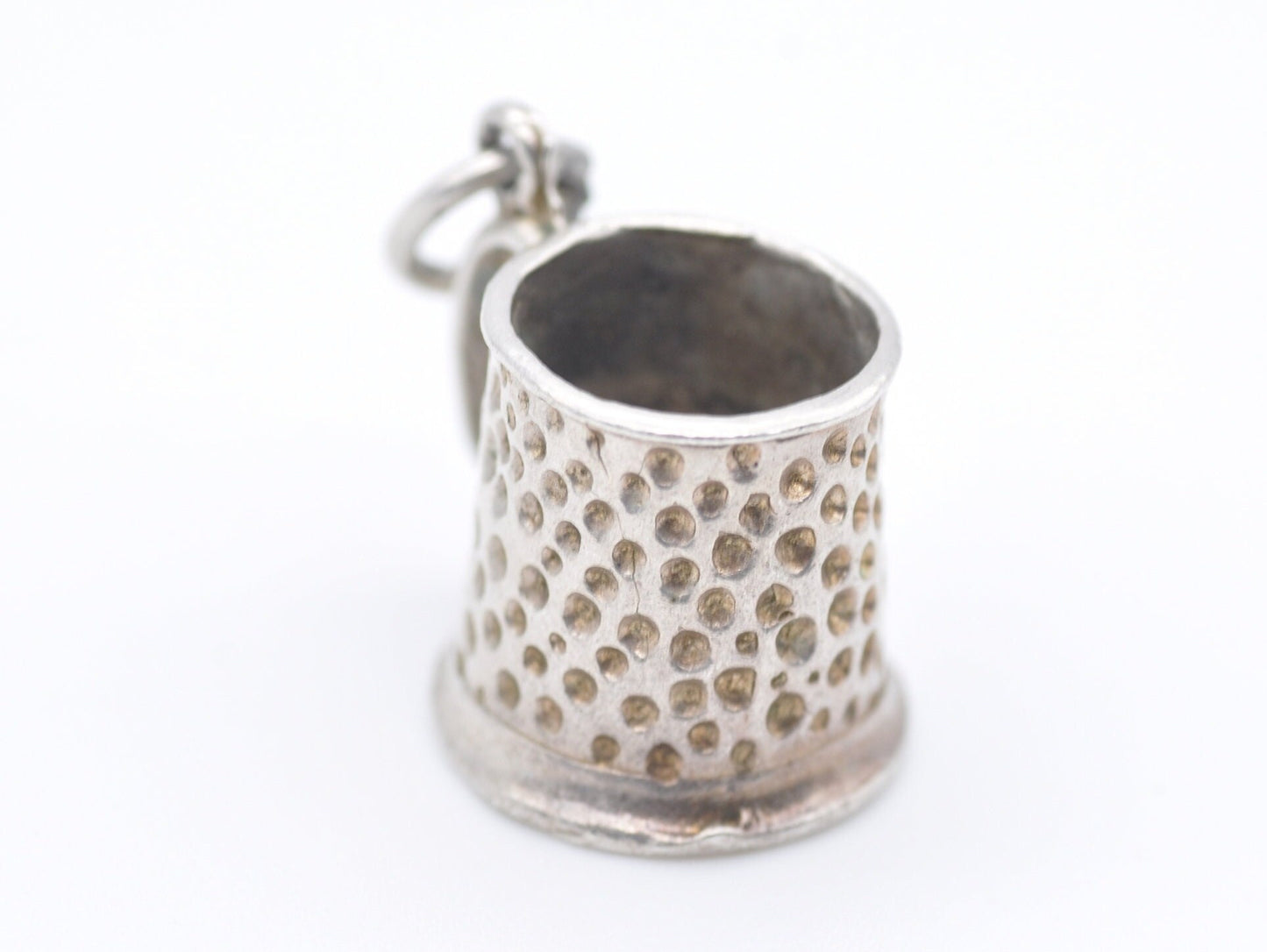 Vintage Sterling Silver Tankard Charm / Pendant - Drink / Beer / Cup / Charm Bracelet