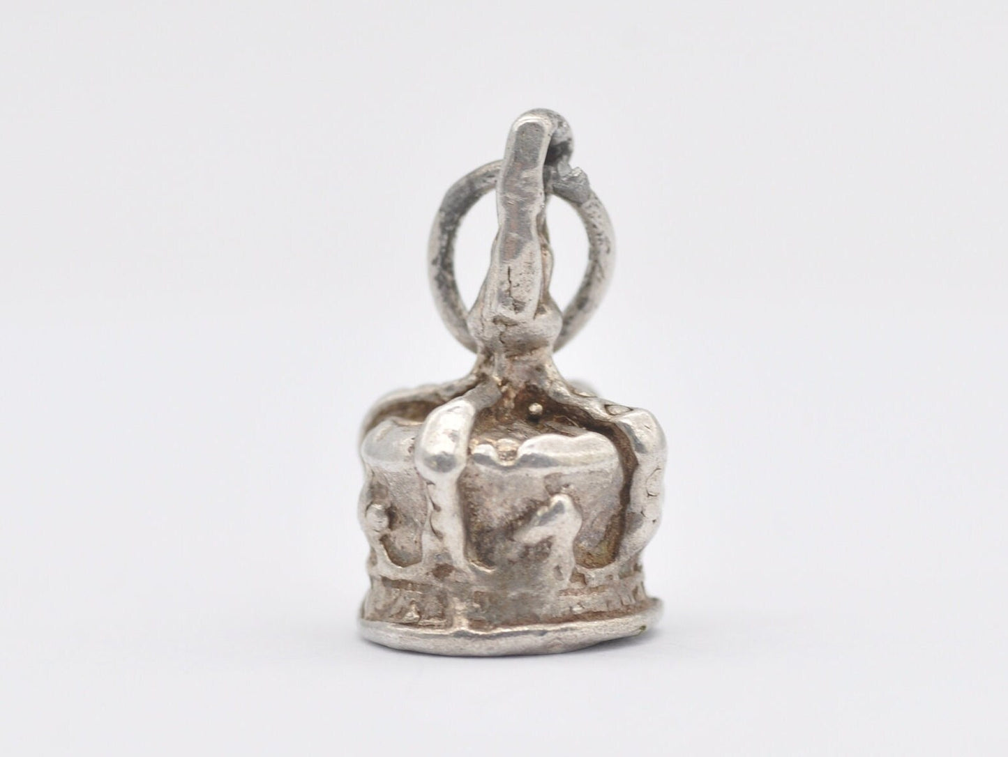Vintage Sterling Silver Crown Charm / Pendant - Royal / Hat / King / Queen / Charm Bracelet