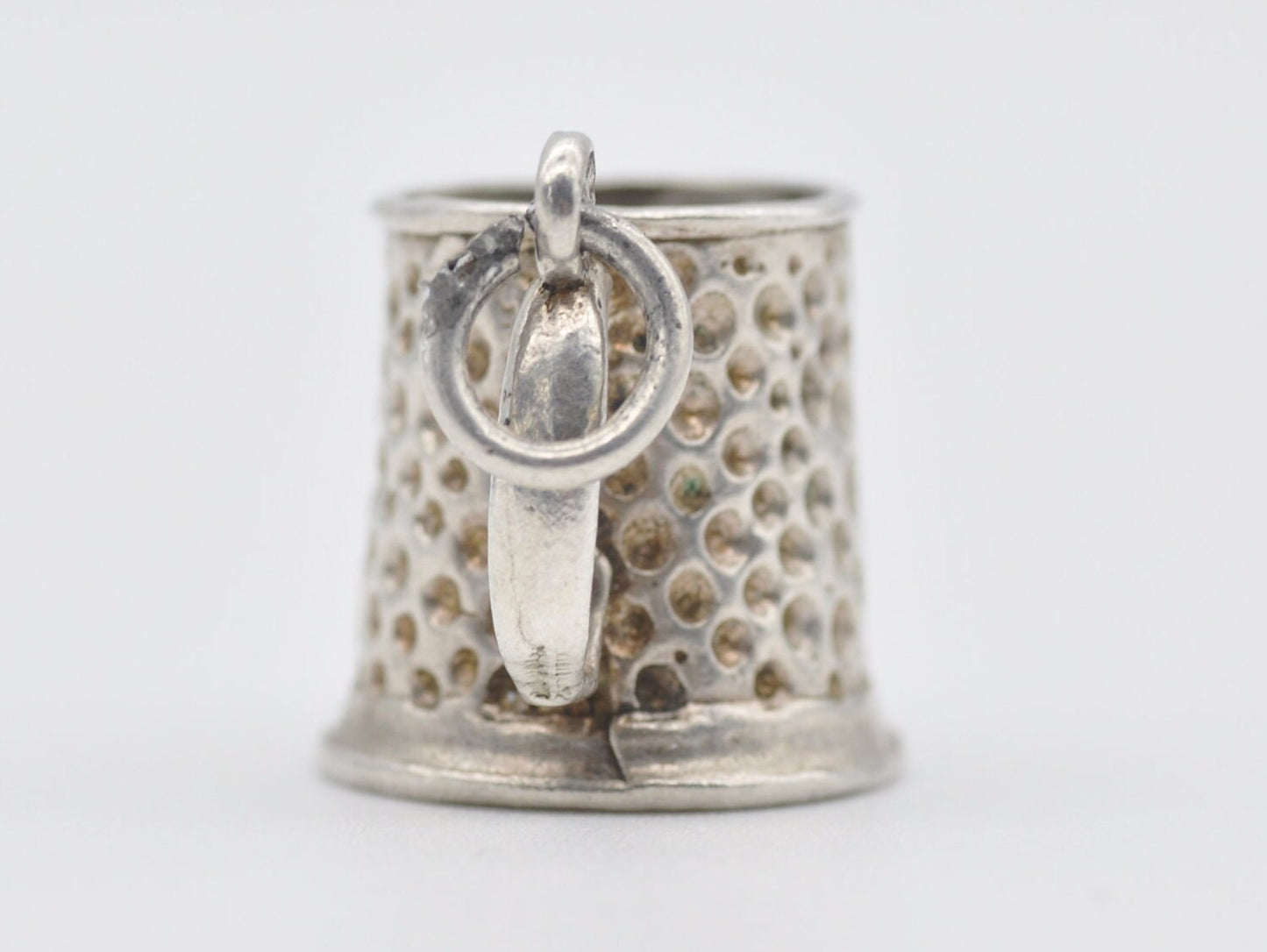 Vintage Sterling Silver Tankard Charm / Pendant - Drink / Beer / Cup / Charm Bracelet