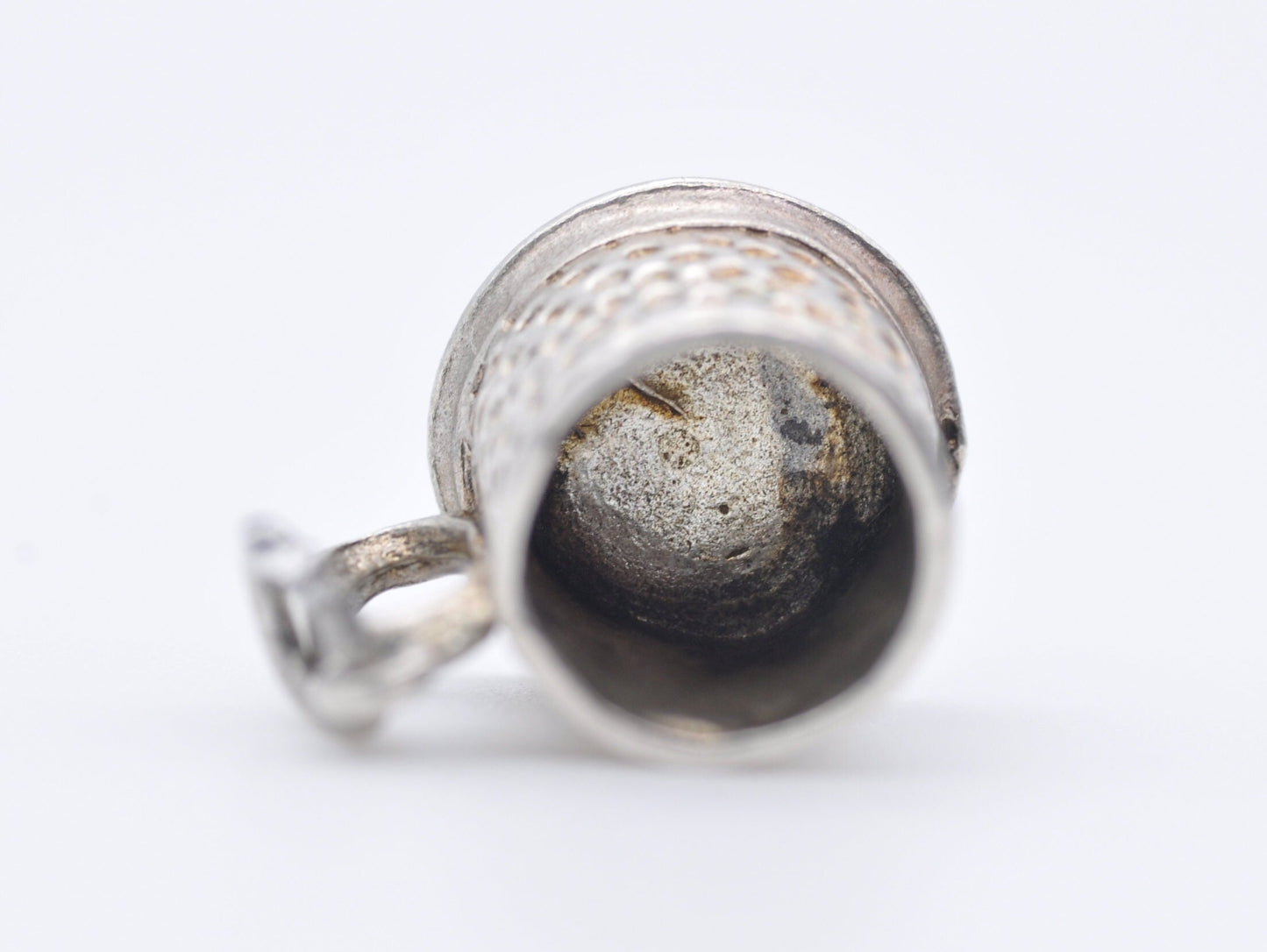 Vintage Sterling Silver Tankard Charm / Pendant - Drink / Beer / Cup / Charm Bracelet