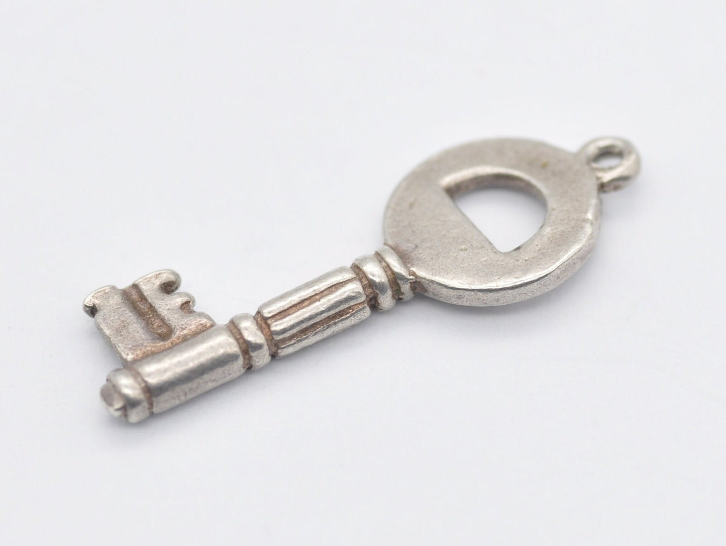 Vintage Sterling Silver 21 Key Charm / Pendant