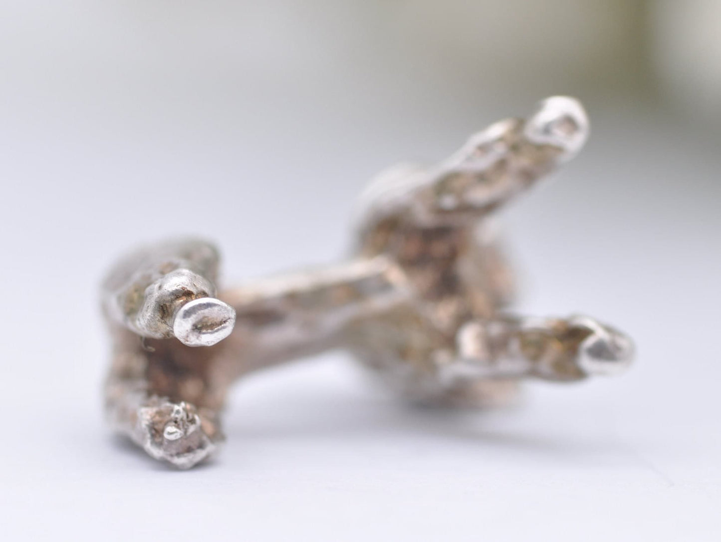 Vintage Sterling Silver Poodle Charm / Pendant