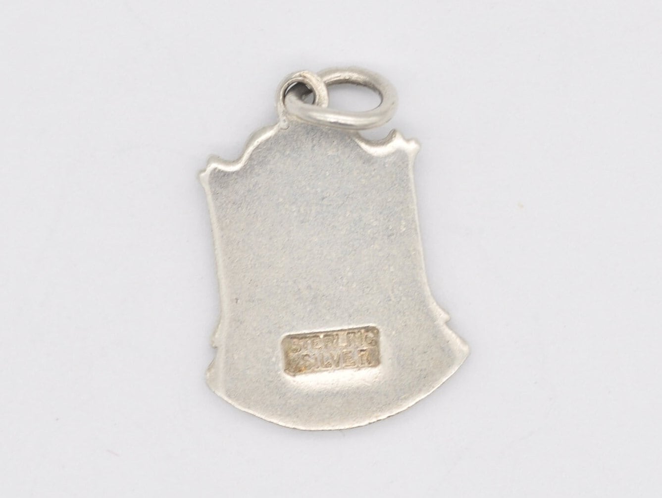 Vintage Sterling Silver Hove Enamel Souvenir Shield Charm / Pendant