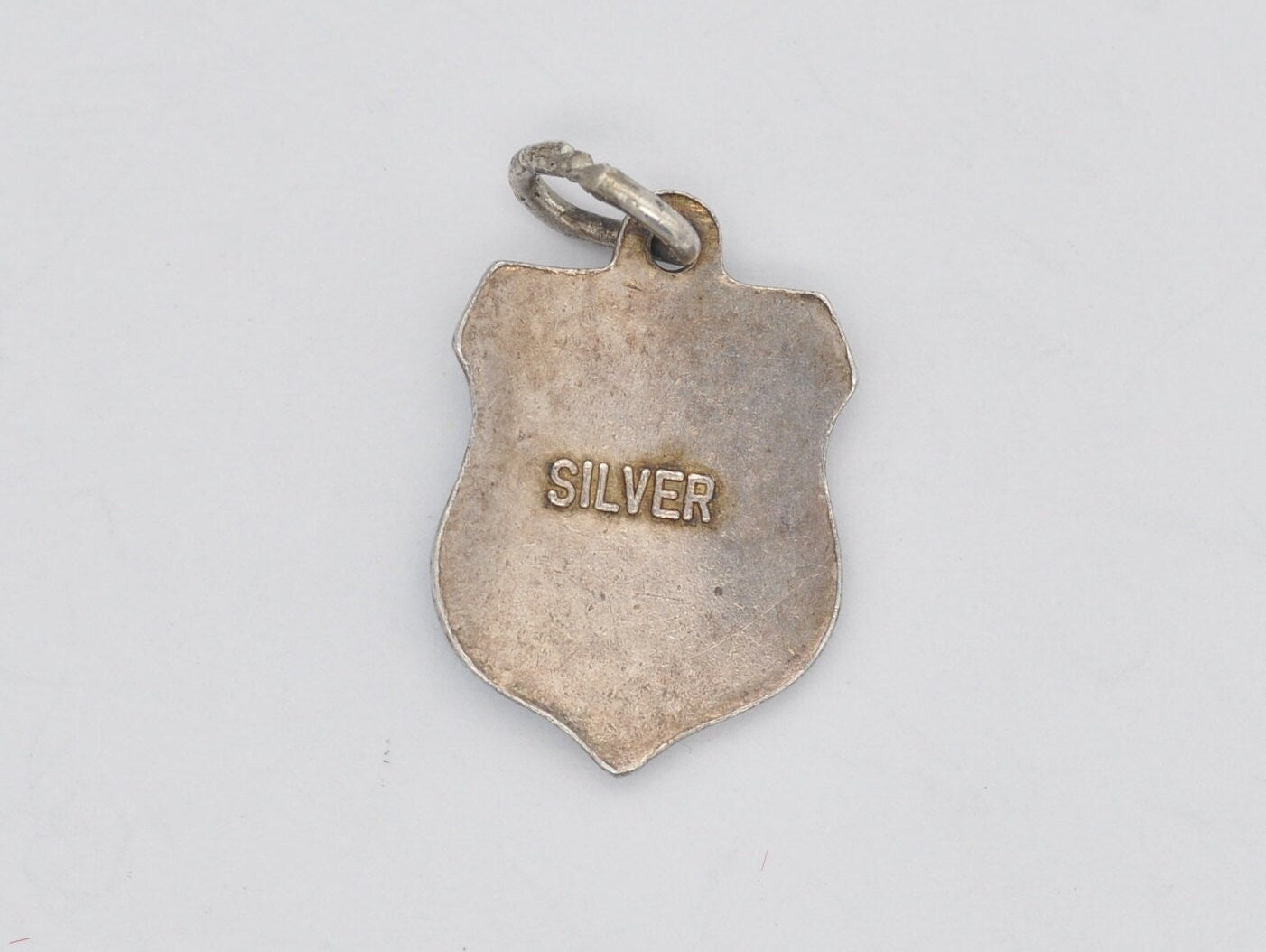 Vintage Sterling Silver Southsea Enamel Souvenir Shield Charm / Pendant - England / Portsmouth / Tourist / 925 / Charm Bracelet / Scrap Book