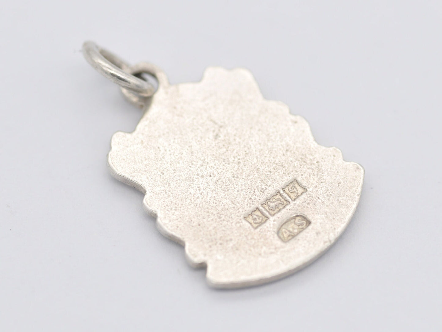 Vintage Sterling Silver Blackpool Enamel Souvenir Shield Charm / Pendant - England / Lancashire / Tourist / 925 / Charm Bracelet