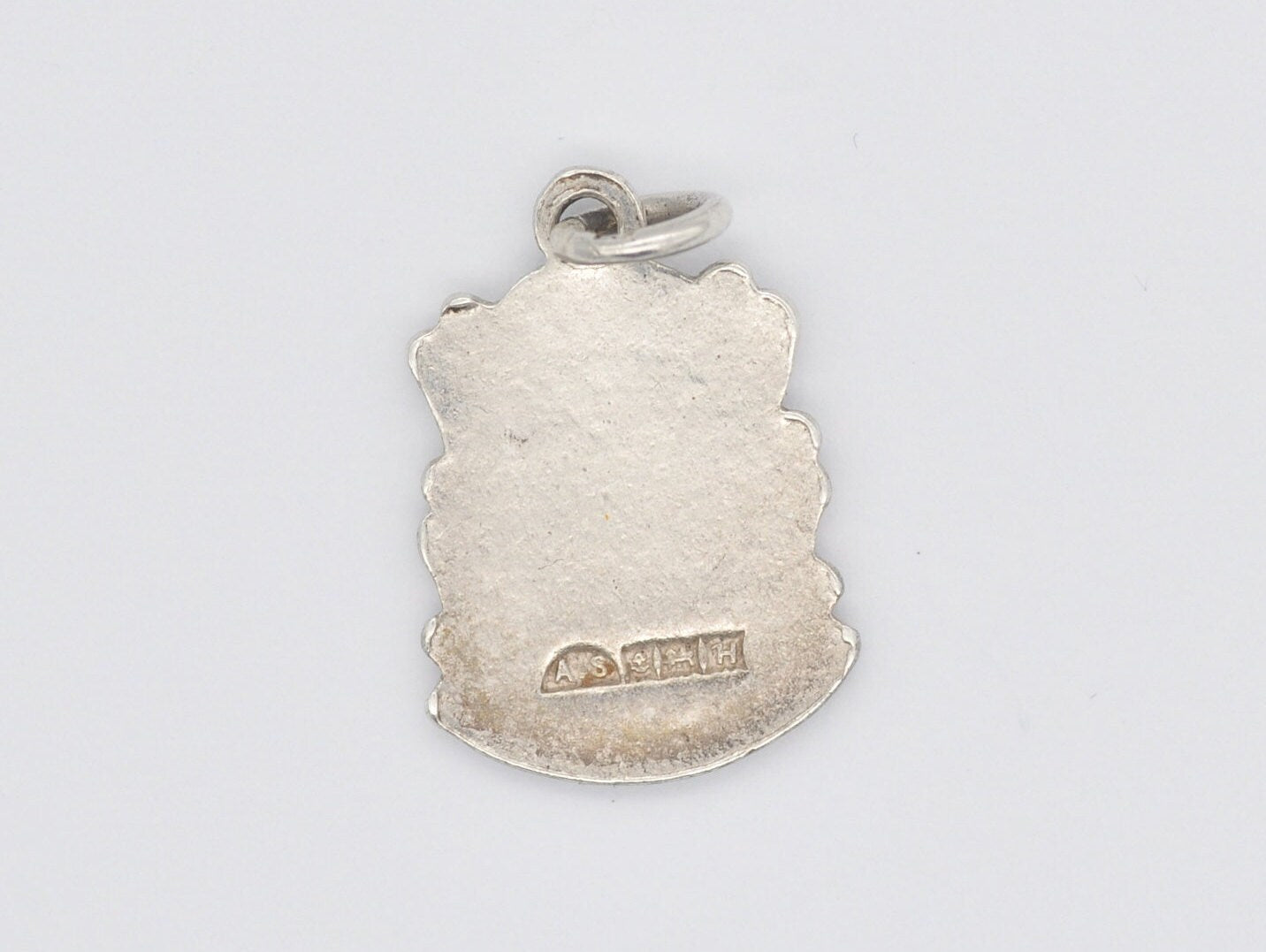Vintage Sterling Silver Morpeth Enamel Souvenir Shield Charm / Pendant - England / Northumberland / Tourist / 925 / Charm Bracelet