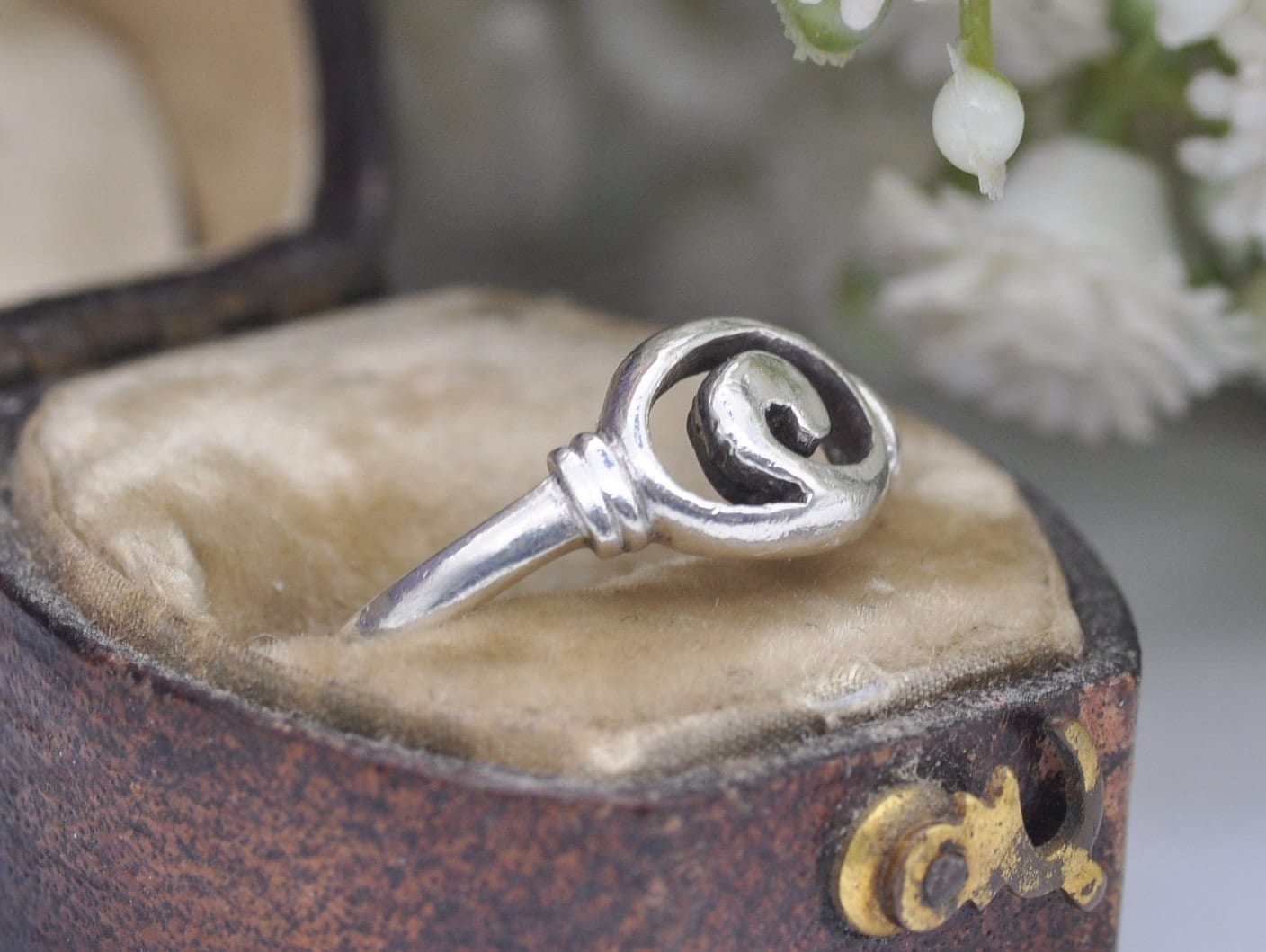 Vintage Sterling Silver Wave Ring