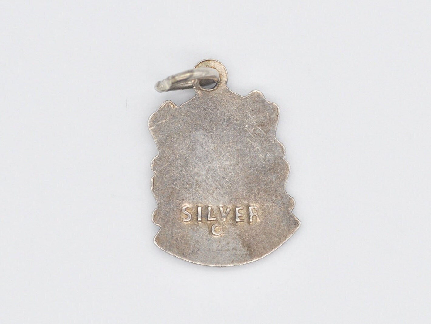 Vintage Sterling Silver Sheffield Enamel Souvenir Shield Charm / Pendant - England / Yorkshire / Tourist / 925 / Charm Bracelet / Scrap Book
