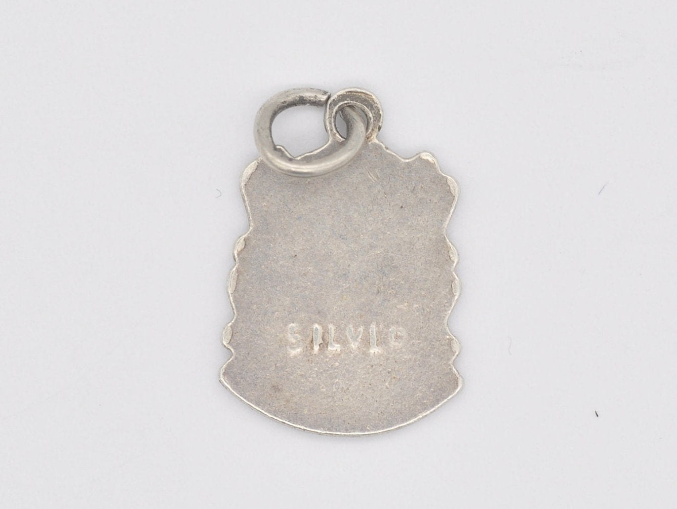 Vintage Sterling Silver Babbacombe Enamel Souvenir Shield Charm / Pendant - England / Devon / Tourist / 925 / Charm Bracelet / Scrap Book