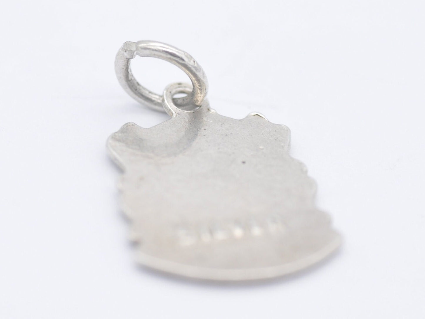 Vintage Sterling Silver Fort William Enamel Souvenir Shield Charm / Pendant - Scotland / Scottish / Tourist / Charm Bracelet / Scrap Book