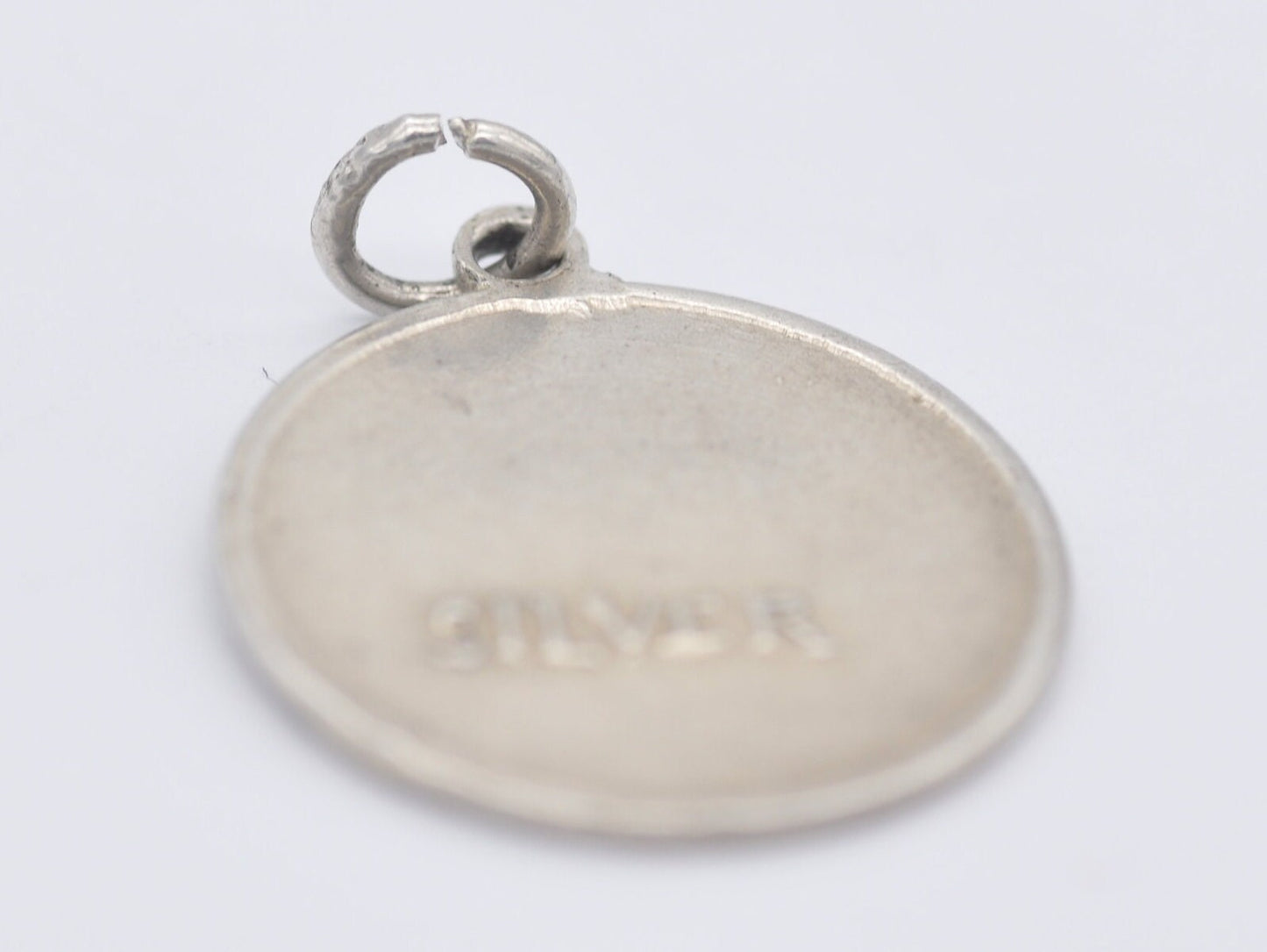 Vintage Sterling Silver Keighley Souvenir Charm / Pendant - England / Bradford / West Yorkshire / Tourist / 925 / Charm Bracelet