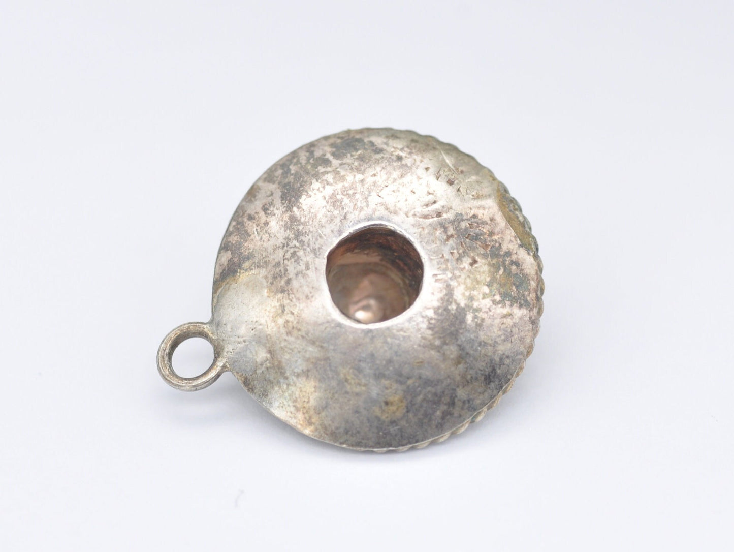 Vintage Sterling Silver Cowboy Hat Charm / Pendant - American / Engraved / Detailed / Charm Bracelet