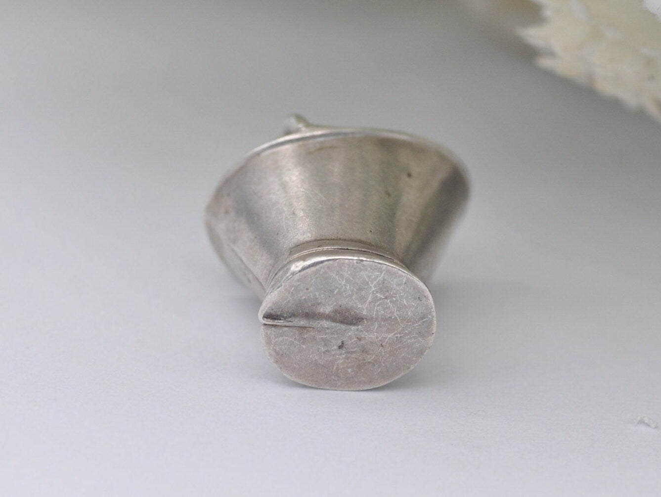 Vintage Silver Champagne Bucket Charm / Pendant - Drinking / Alcohol / Charm Bracelet