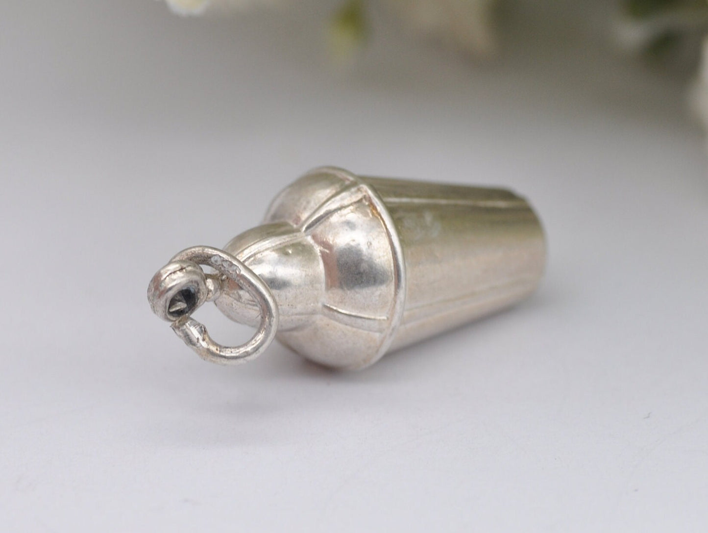Vintage Silver Cocktail Shaker Charm / Pendant - Drinking / Alcohol / Spirits / Fun / Charm Bracelet