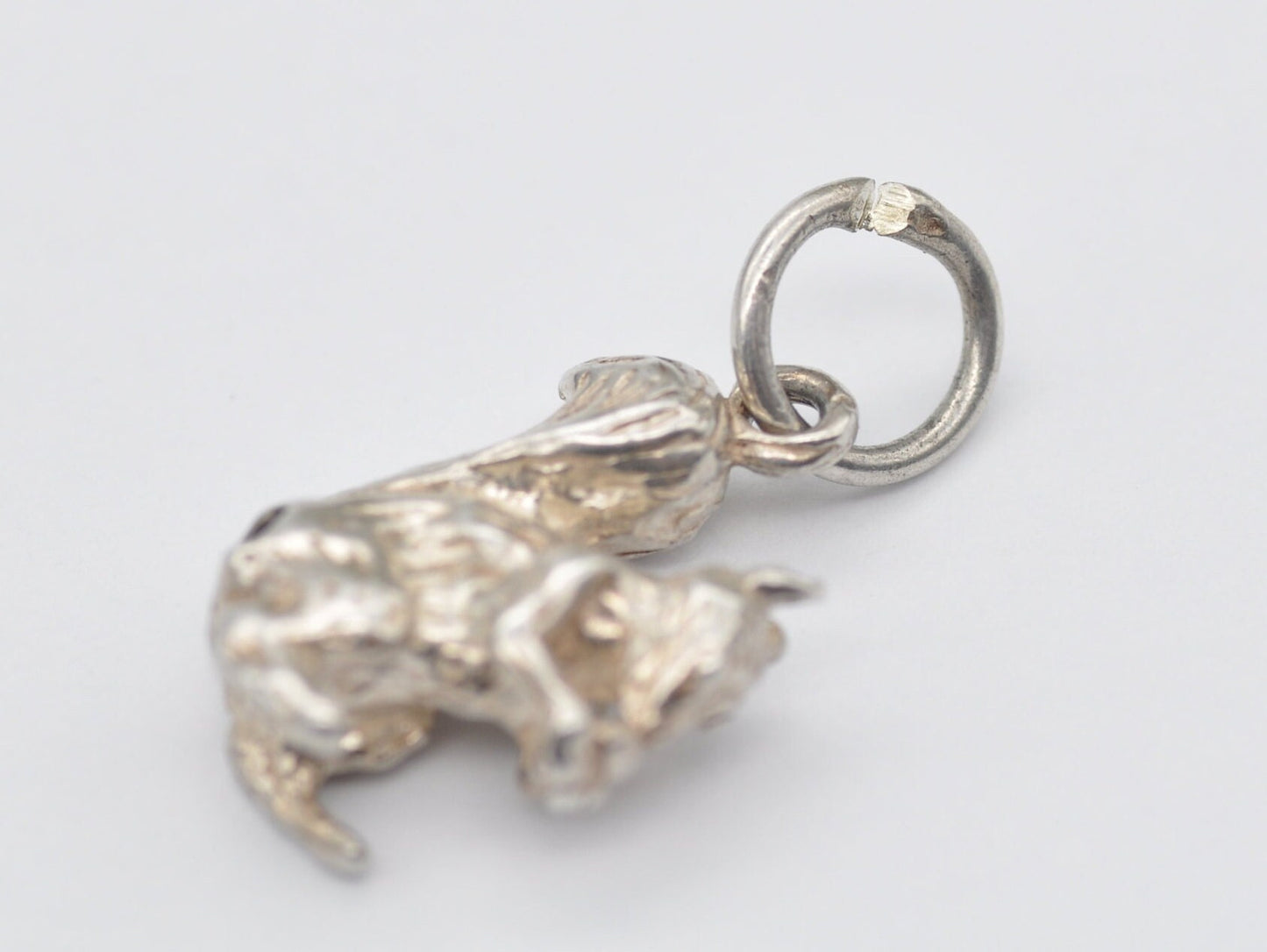 Vintage Silver Squirrel Charm / Pendant - Animal / Nature / Woodland / Charm Bracelet