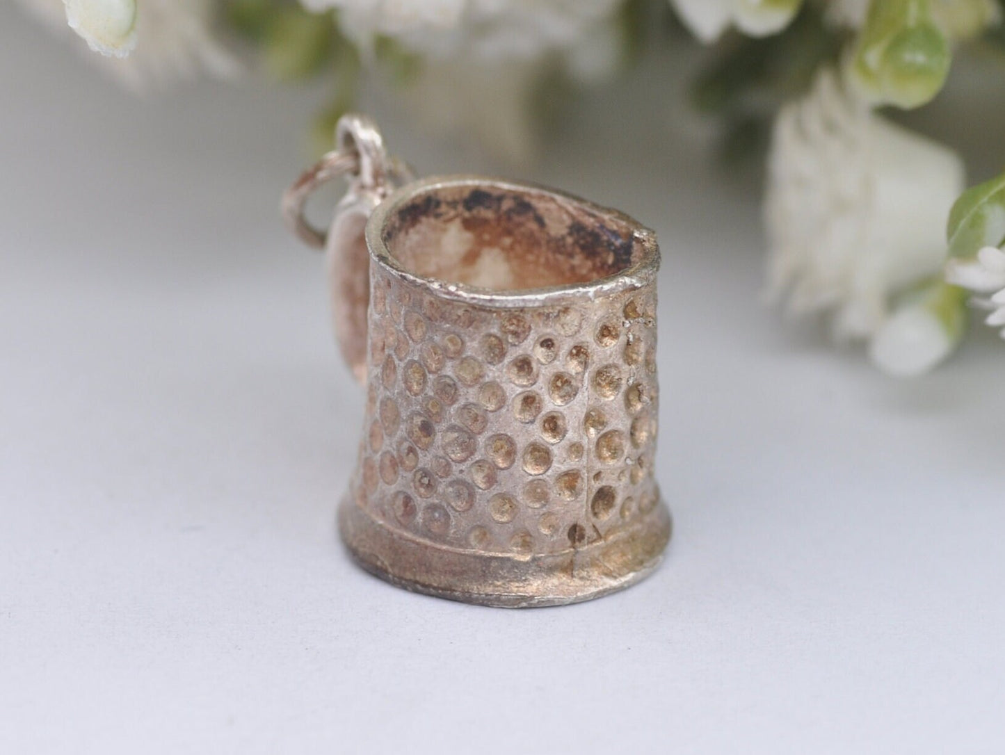 Vintage Sterling Silver Tankard Charm / Pendant - Drink / Beer / Cup / Drinking / Alcohol / Charm Bracelet