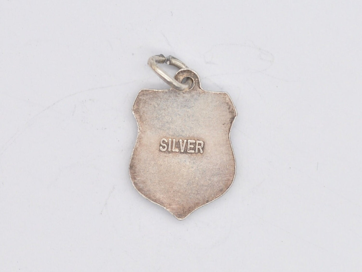 Vintage Sterling Silver Hornsea Enamel Souvenir Shield Charm / Pendant - England / Yorkshire / Tourist / Charm Bracelet / Scrap Book
