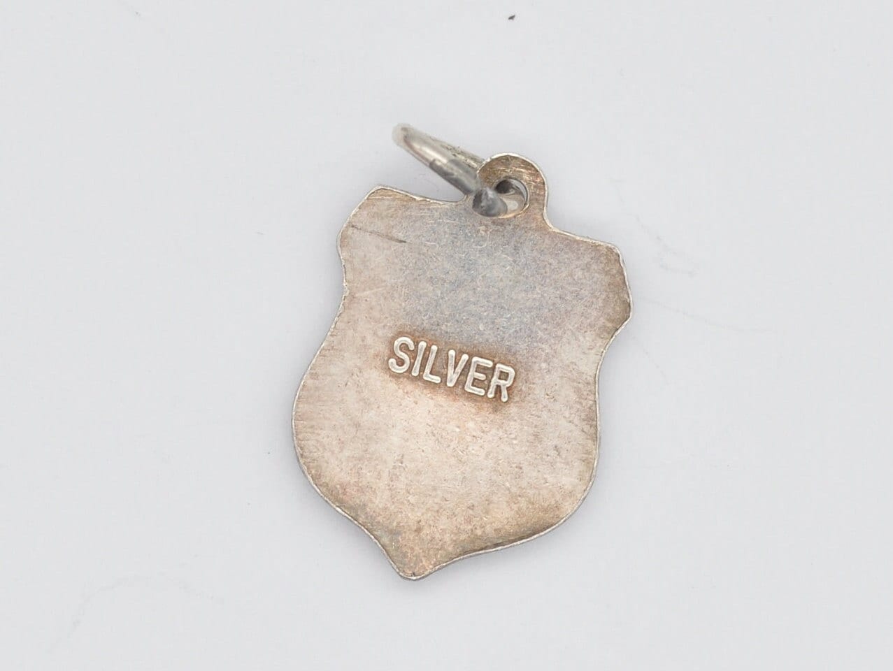 Vintage Sterling Silver Hornsea Enamel Souvenir Shield Charm / Pendant - England / Yorkshire / Tourist / Charm Bracelet / Scrap Book