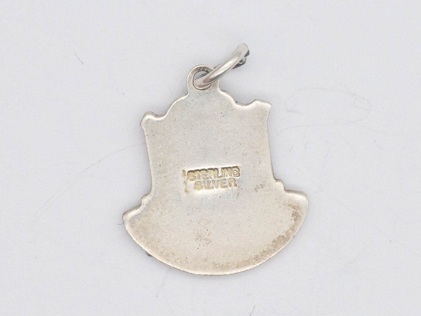 Vintage Sterling Silver Thornton Le Dale Enamel Souvenir Shield Charm / Pendant - England / Yorkshire / Charm Bracelet / Scrap Book