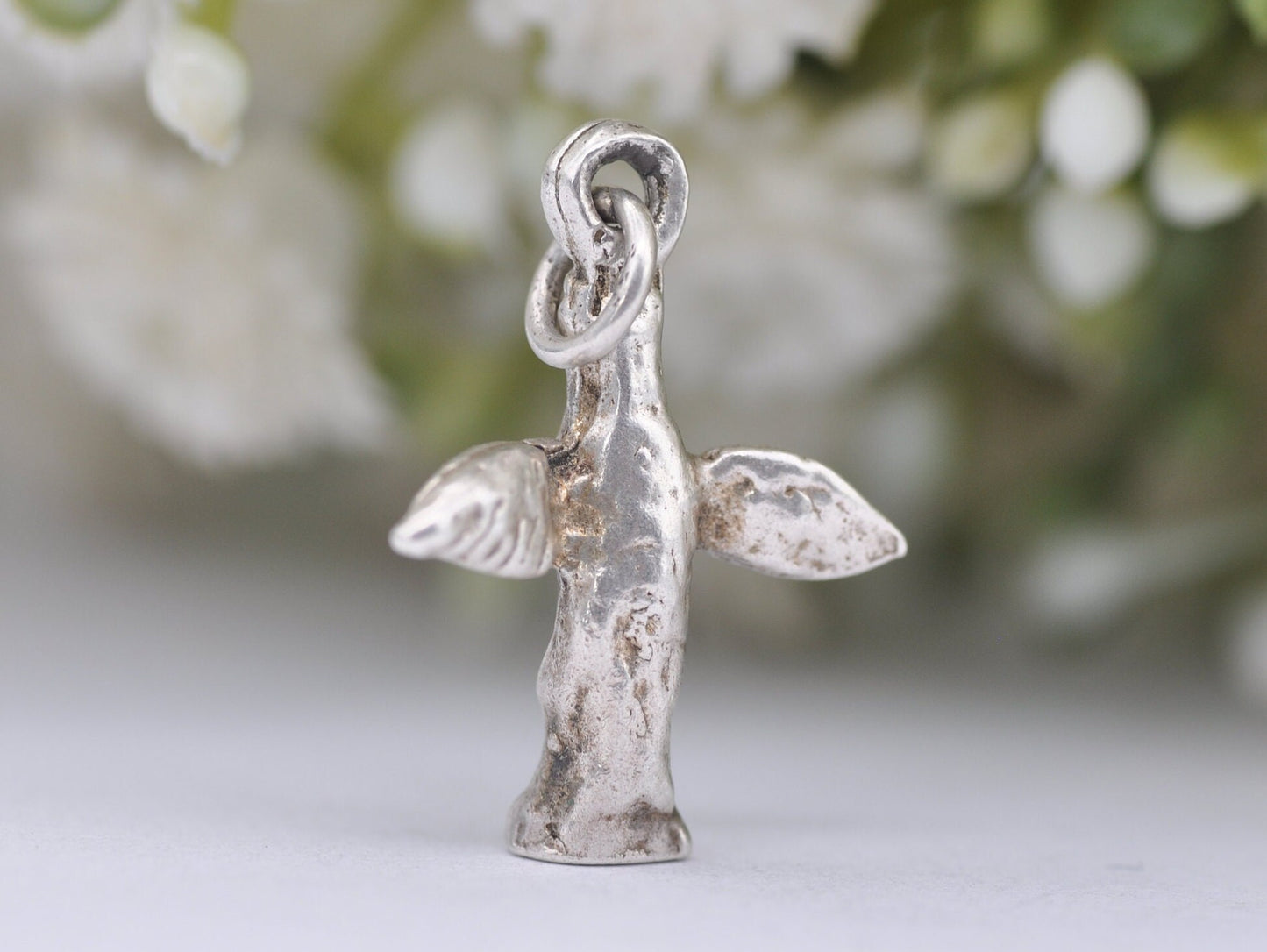 Vintage Sterling Silver Totem Pole Charm / Pendant - Bird / Thunderbird / Native American / Charm Bracelet