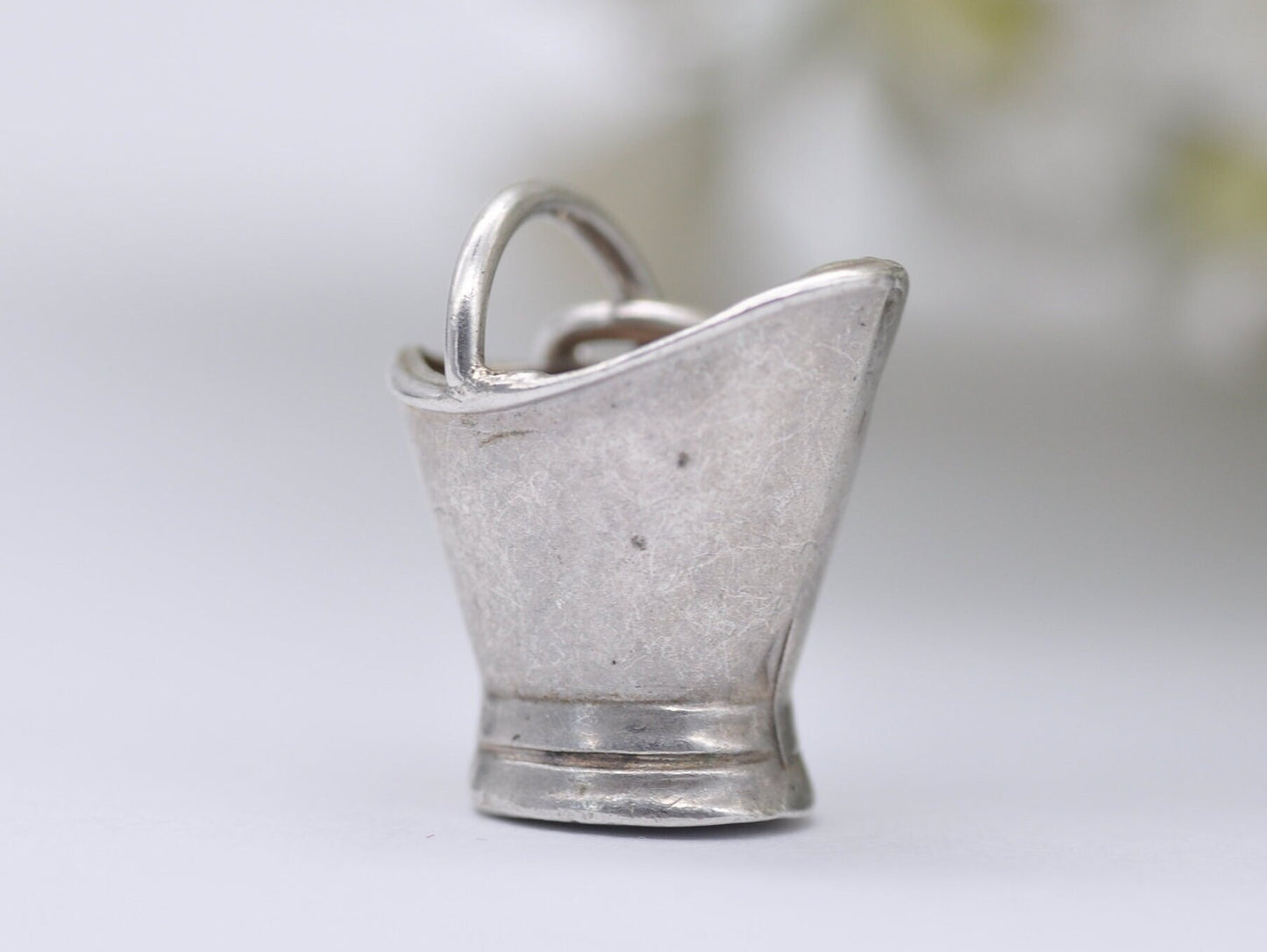 Vintage Silver Champagne Bucket Charm / Pendant - Drinking / Alcohol / Charm Bracelet