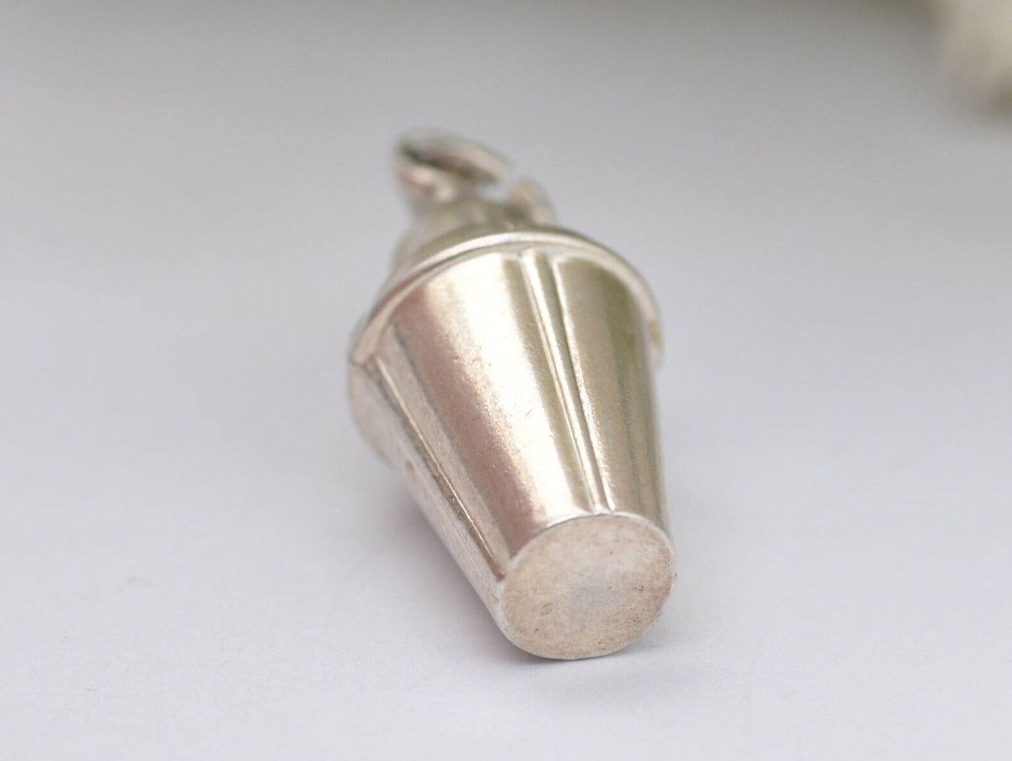 Vintage Silver Cocktail Shaker Charm / Pendant - Drinking / Alcohol / Spirits / Fun / Charm Bracelet