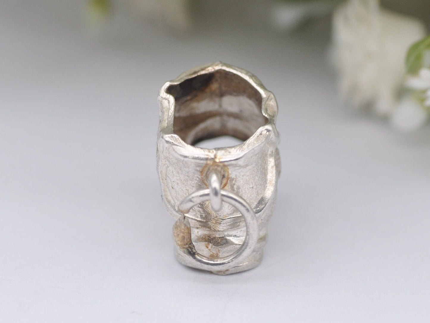 Vintage Silver Lederhosen Charm / Pendant - Shorts / German / Trousers / Germany / 800 / Charm Bracelet