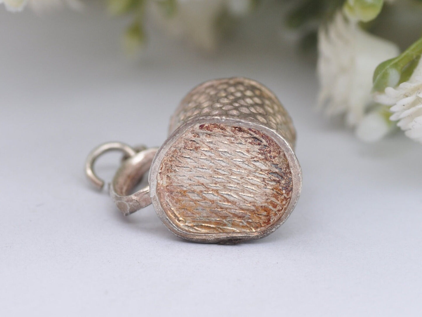 Vintage Sterling Silver Tankard Charm / Pendant - Drink / Beer / Cup / Drinking / Alcohol / Charm Bracelet