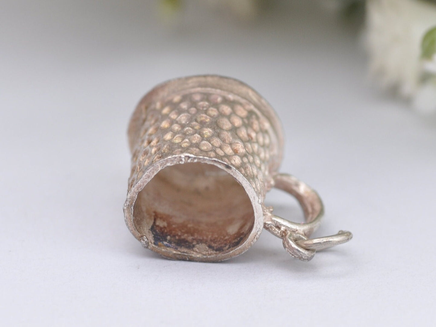 Vintage Sterling Silver Tankard Charm / Pendant - Drink / Beer / Cup / Drinking / Alcohol / Charm Bracelet