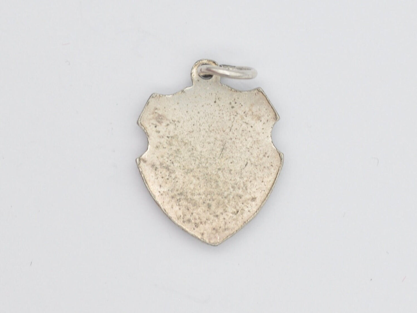 Vintage Silver Tone Belgie Enamel Souvenir Shield Charm / Pendant - Belgium / Europe / Tourist / Country / Scrap Book