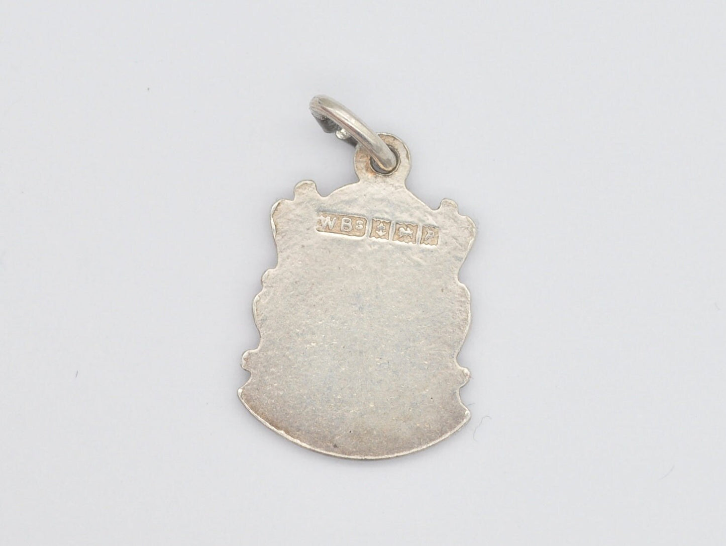 Vintage Sterling Silver Morecambe Enamel Souvenir Charm / Pendant - England / Lancashire / Tourist / 925 / Charm Bracelet