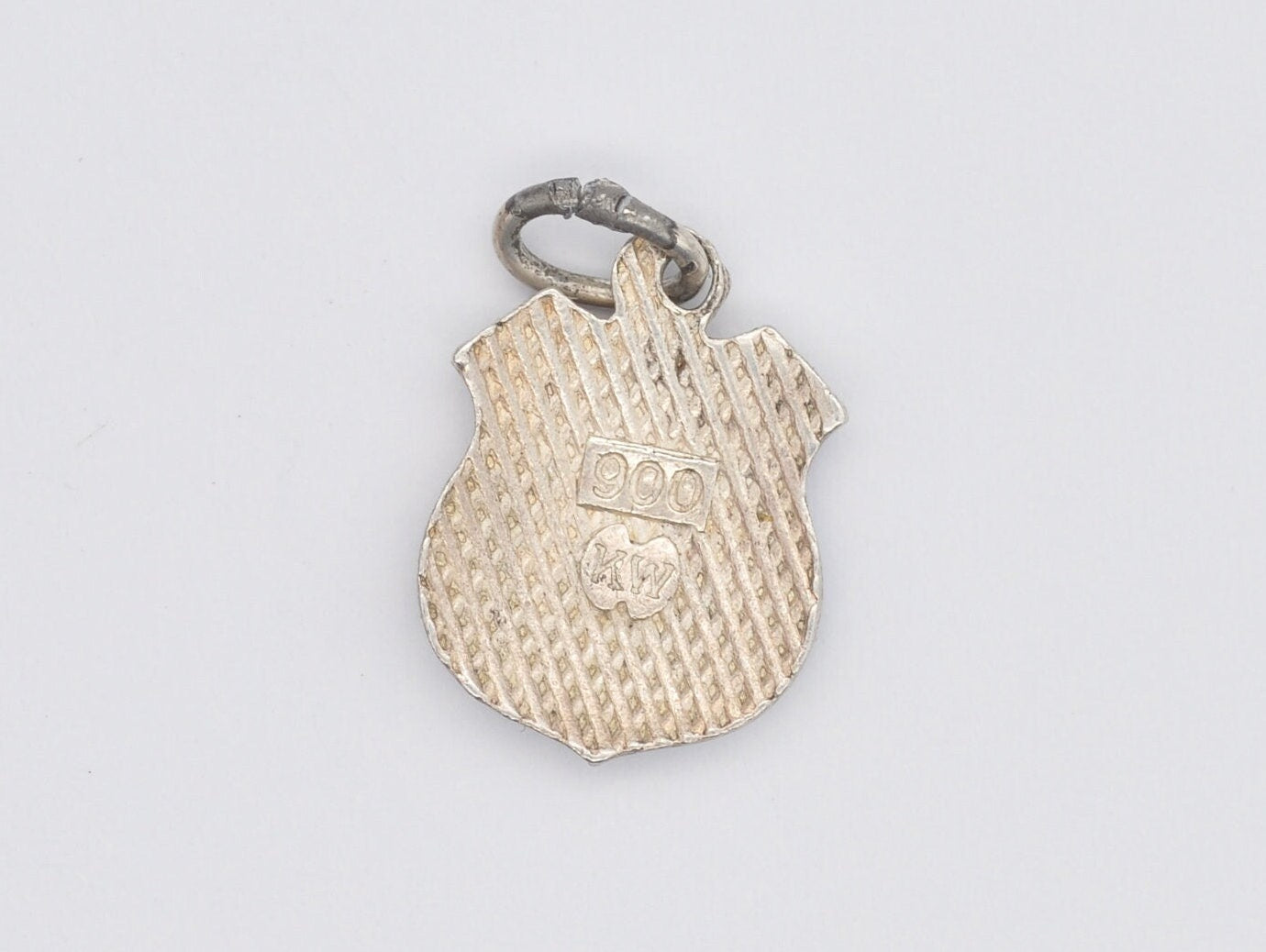 Vintage Silver Feldkirch Enamel Souvenir Shield Charm / Pendant - Austria / Europe / Tourist / 900 / Charm Bracelet / Scrap Book
