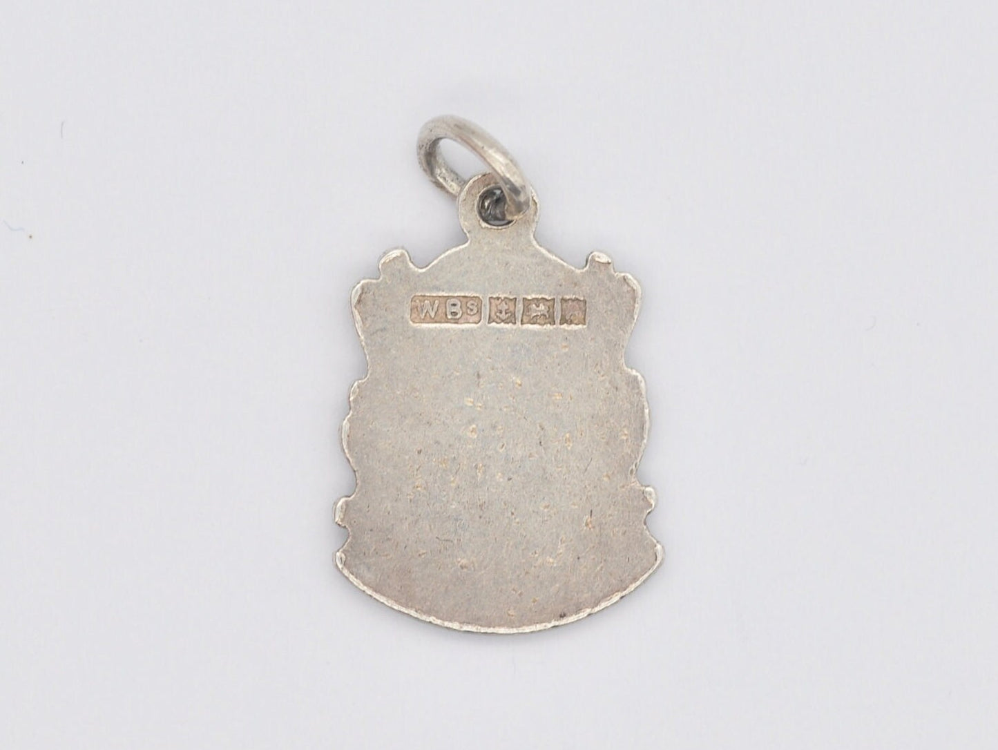 Vintage Sterling Silver Scarborough Enamel Souvenir Shield Charm / Pendant - England / Yorkshire / Tourist / Charm Bracelet / Scrap Book