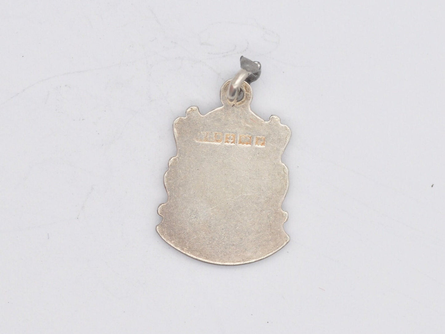 Vintage Sterling Silver Southport Enamel Souvenir Shield Charm / Pendant - England / Merseyside / Tourist / Charm Bracelet / Scrap Book