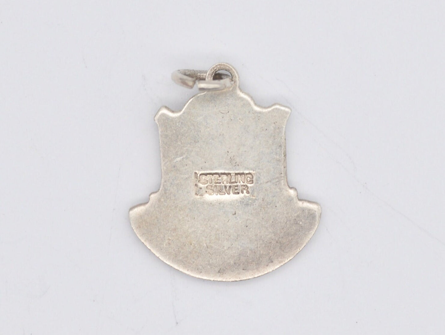 Vintage Sterling Silver Thornton Le Dale Enamel Souvenir Shield Charm / Pendant - England / Yorkshire / Charm Bracelet / Scrap Book