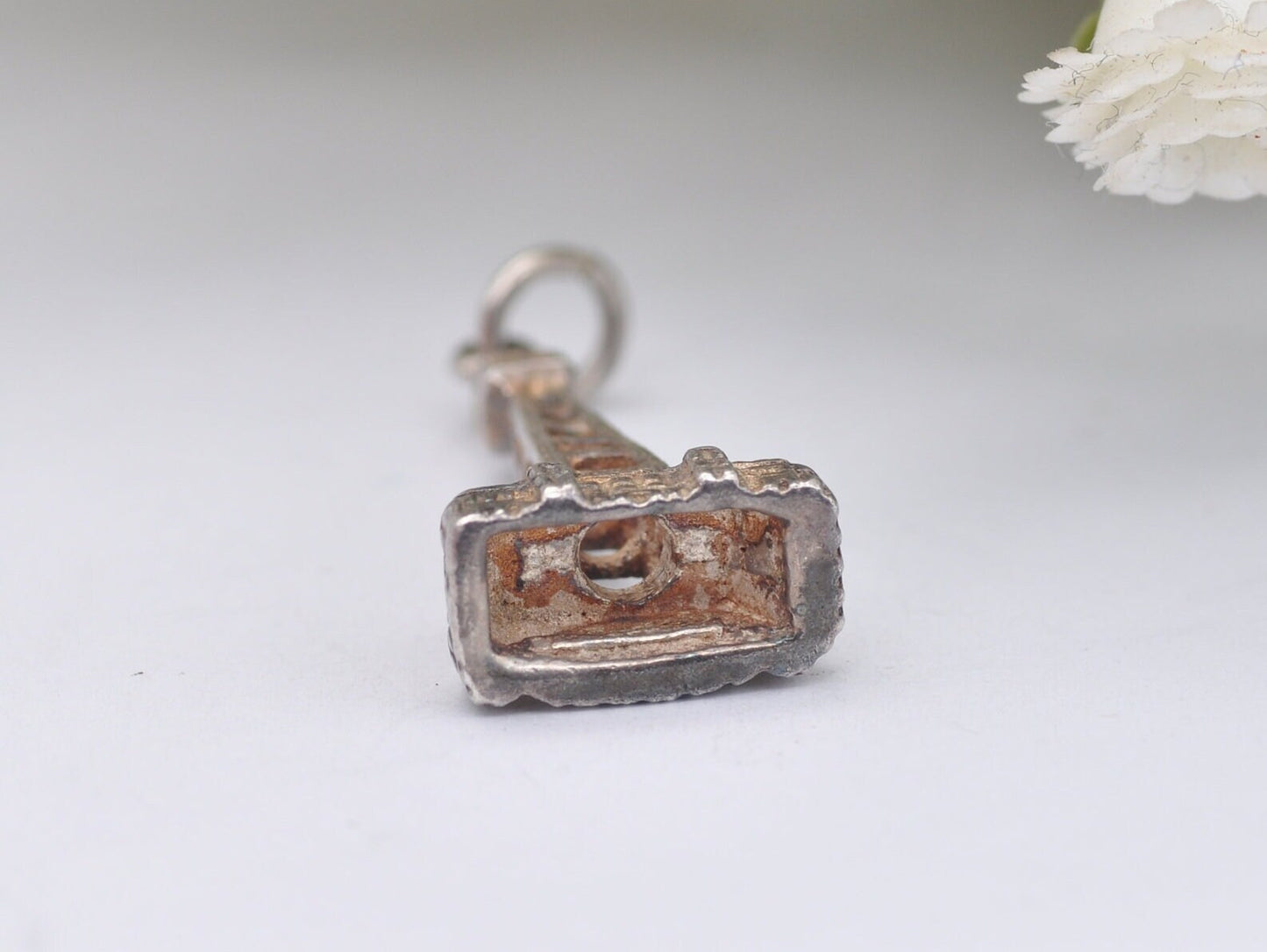 Vintage Sterling Silver Blackpool Tower Charm / Pendant - Building / Travel / Tourist / Holiday / Charm Bracelet