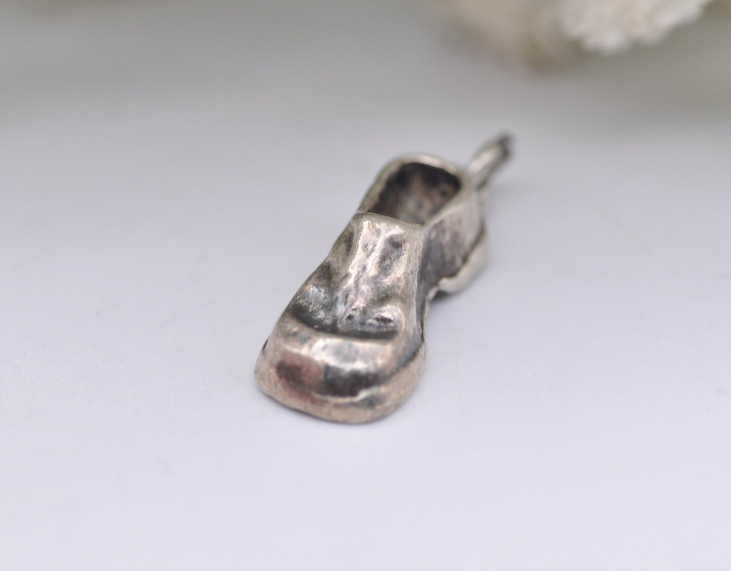 Vintage Sterling Silver Single Shoe Charm / Pendant - Boot / Footwear / Charm Bracelet