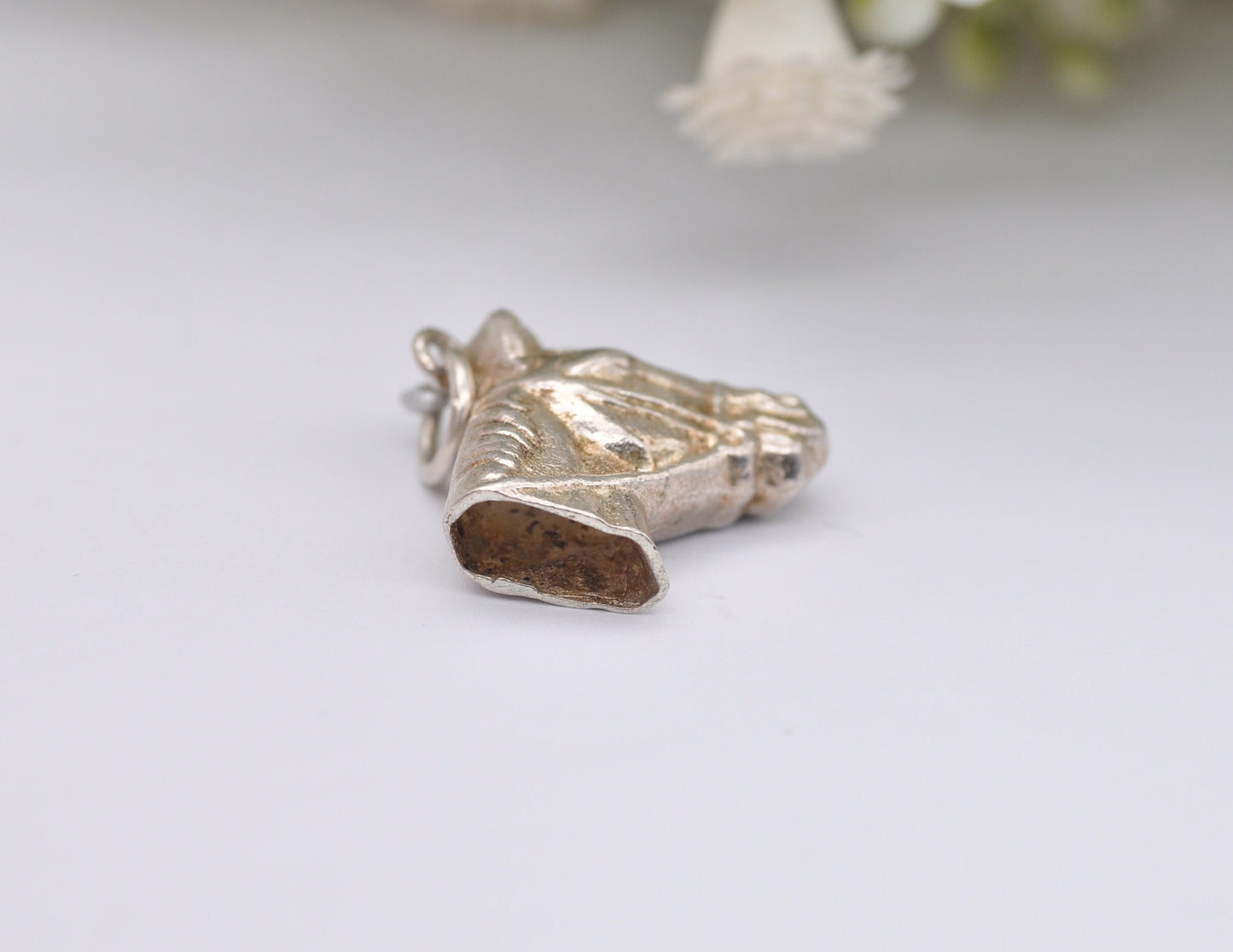 Vintage Sterling Silver Horse Charm / Pendant - Head / Riding / Animal / Nature / Charm Bracelet