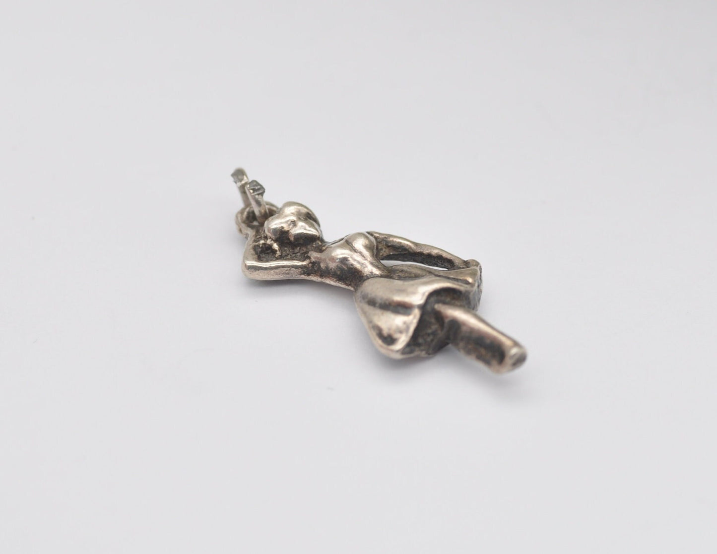 Vintage Silver Dancer Charm / Pendant