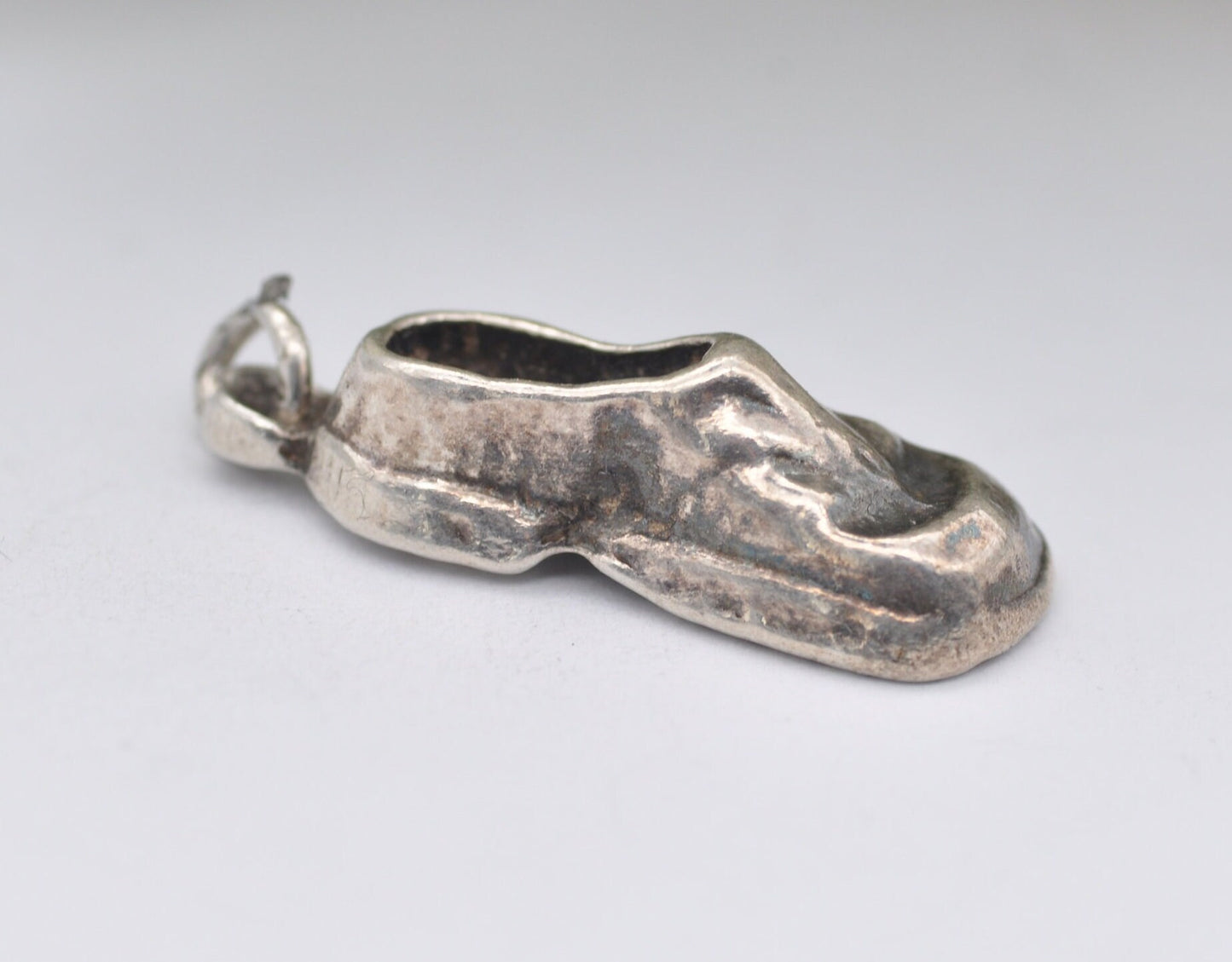 Vintage Sterling Silver Single Shoe Charm / Pendant - Boot / Footwear / Charm Bracelet
