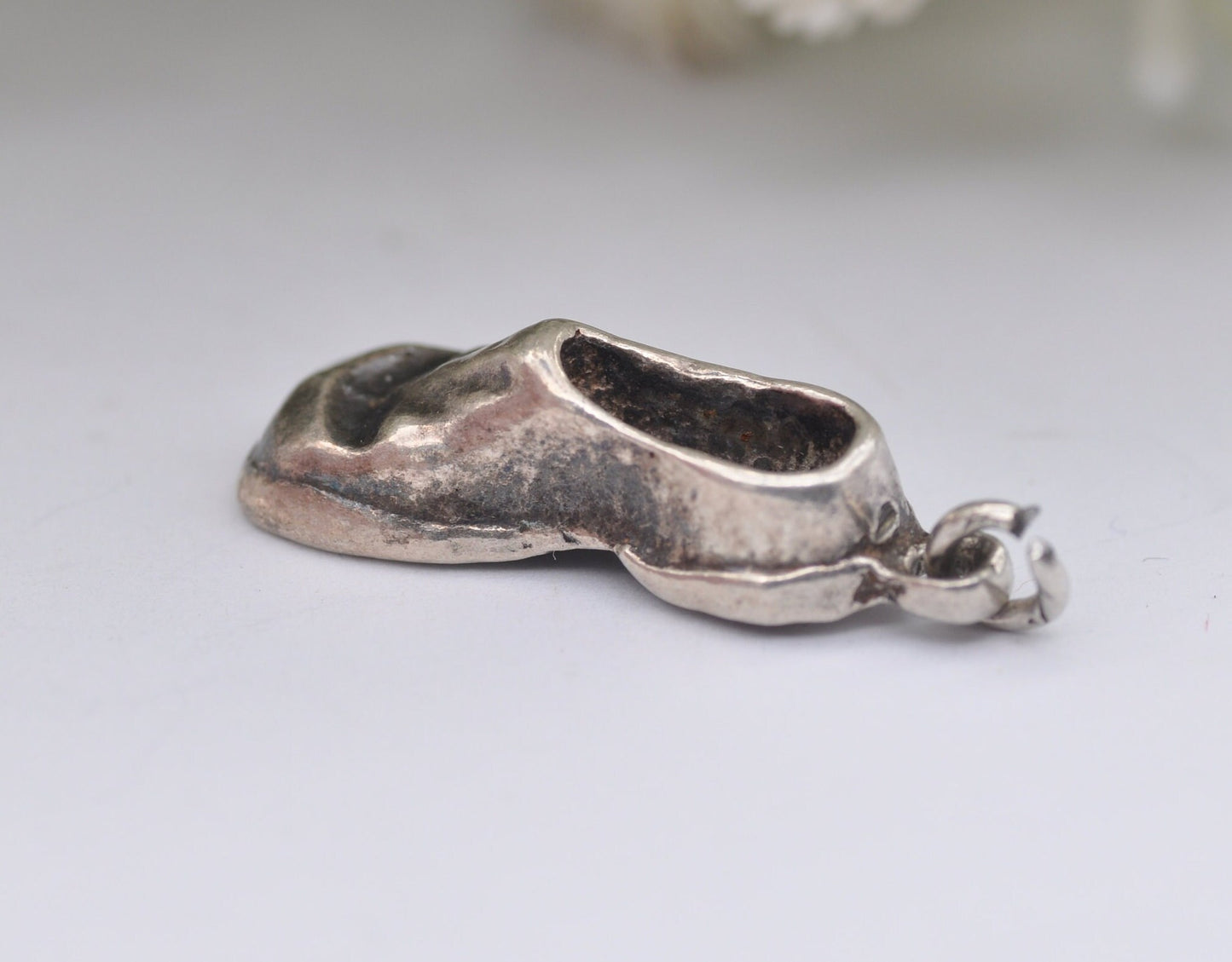 Vintage Sterling Silver Single Shoe Charm / Pendant - Boot / Footwear / Charm Bracelet