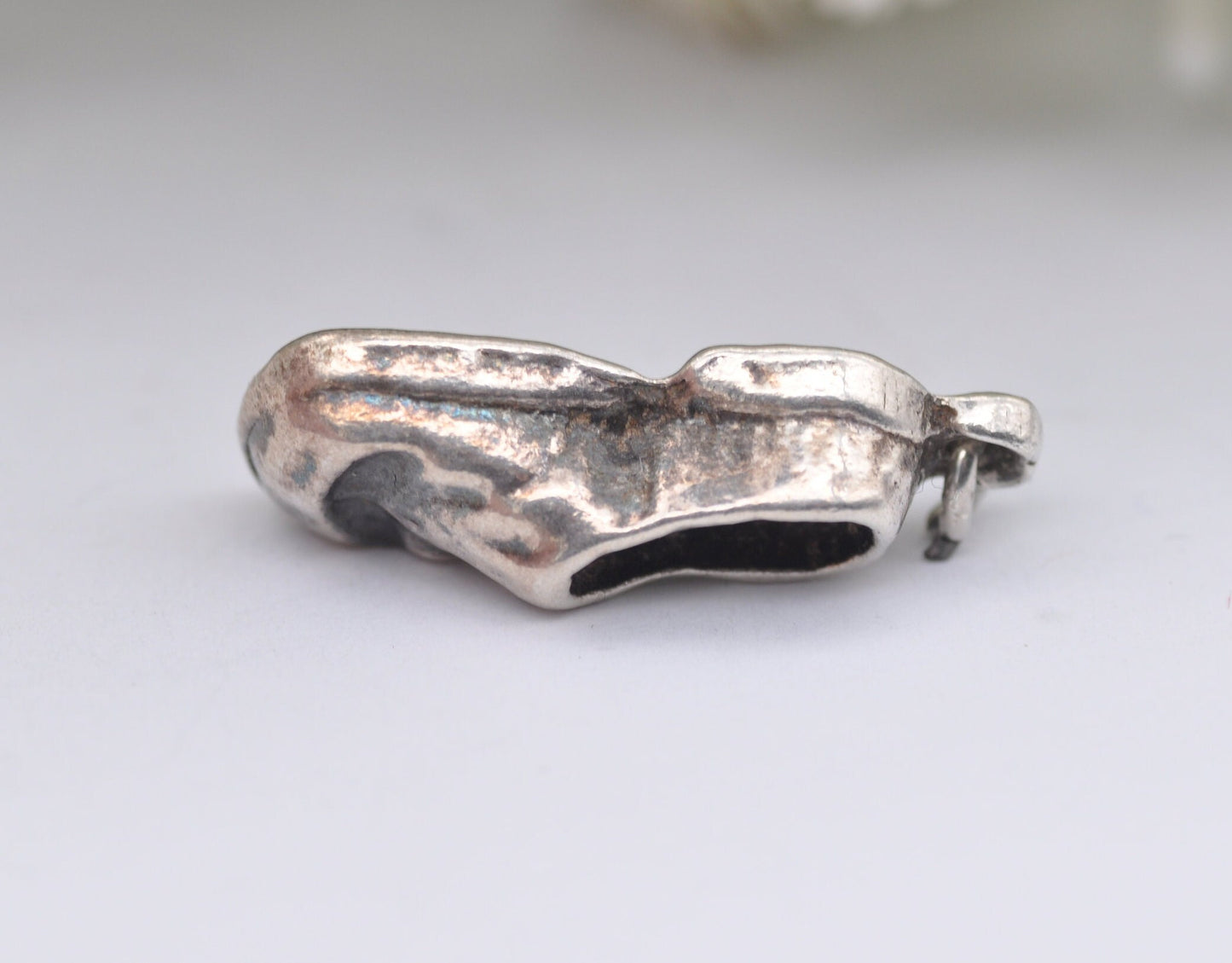 Vintage Sterling Silver Single Shoe Charm / Pendant - Boot / Footwear / Charm Bracelet