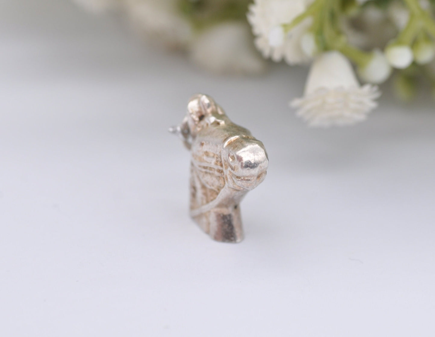 Vintage Sterling Silver Horse Charm / Pendant - Head / Riding / Animal / Nature / Charm Bracelet